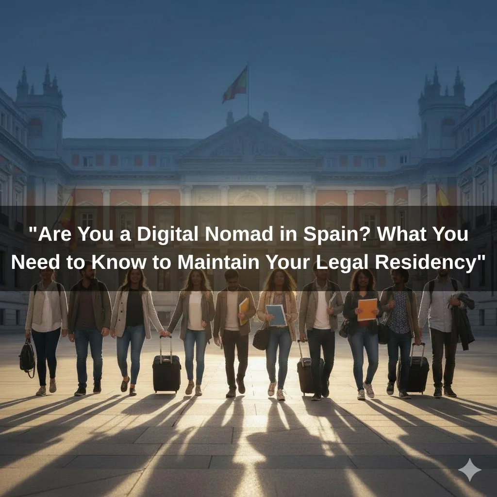 "Are You a Digital Nomad in Spain? What You Need to Know to Maintain Your Legal Residency"