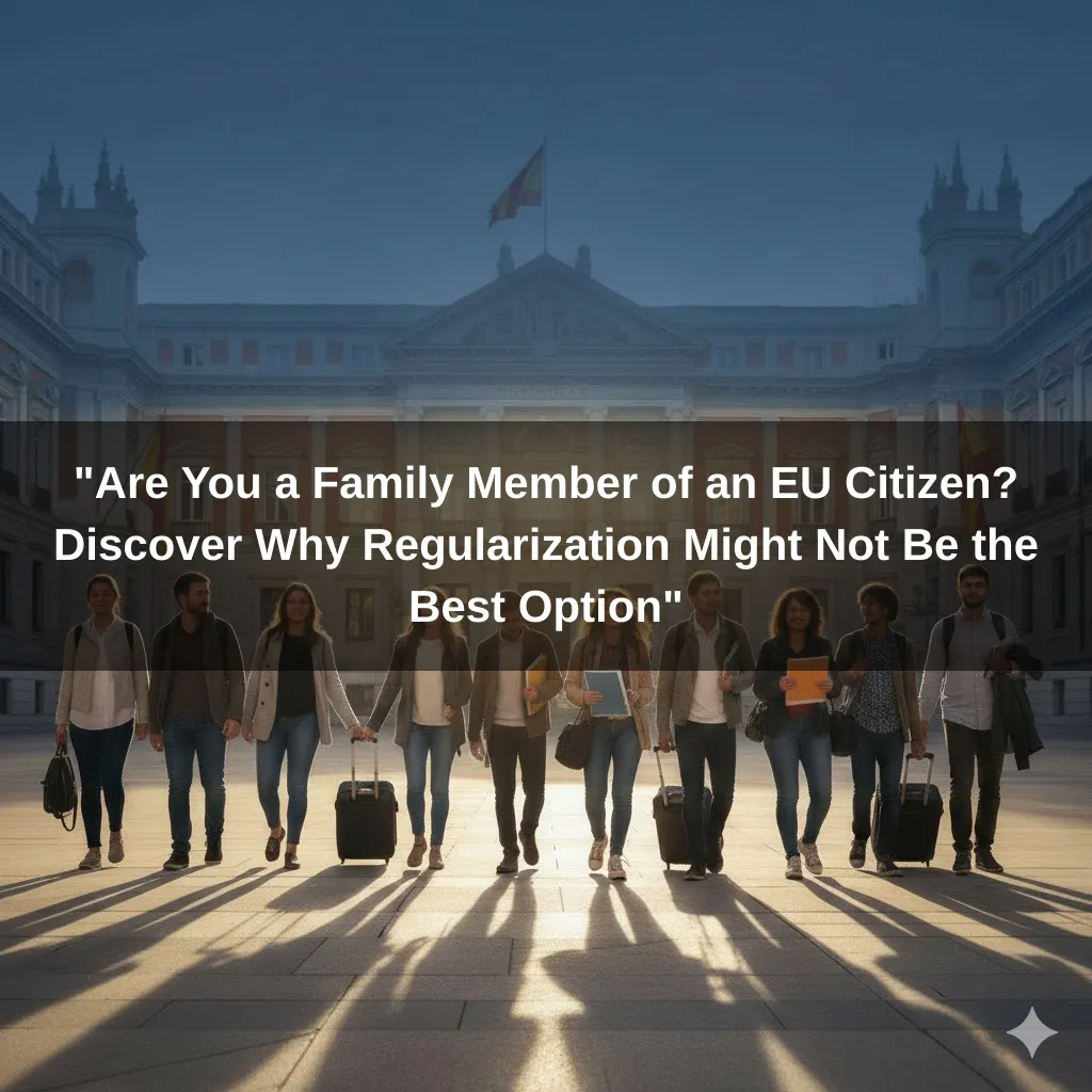 "Are You a Family Member of an EU Citizen? Discover Why Regularization Might Not Be the Best Option"