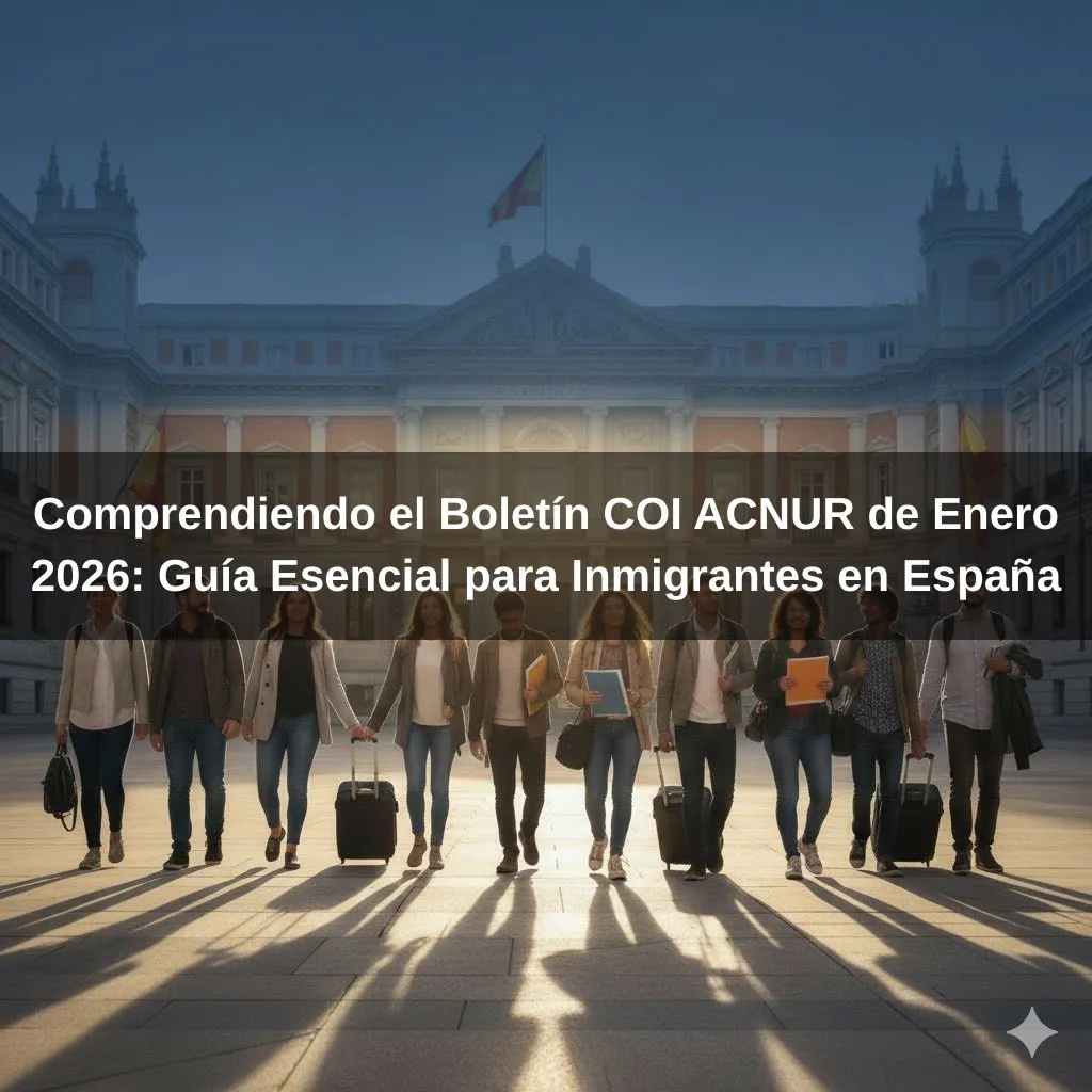 Comprendiendo el Boletín COI ACNUR de Enero 2026: Guía Esencial para Inmigrantes en España