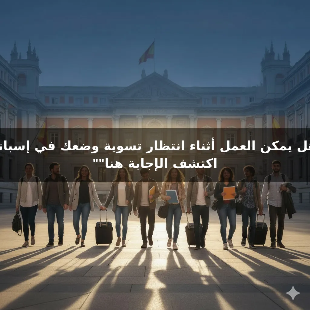 ""هل يمكن العمل أثناء انتظار تسوية وضعك في إسبانيا؟ اكتشف الإجابة هنا""