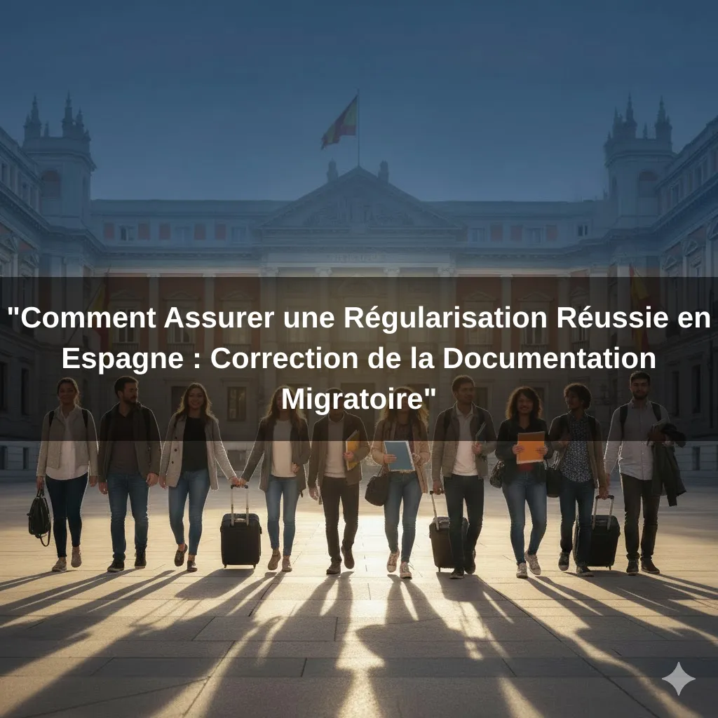 "Comment Assurer une Régularisation Réussie en Espagne : Correction de la Documentation Migratoire"