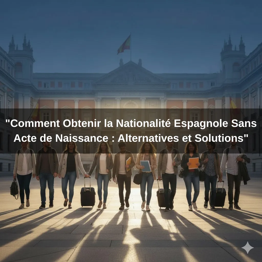 "Comment Obtenir la Nationalité Espagnole Sans Acte de Naissance : Alternatives et Solutions"