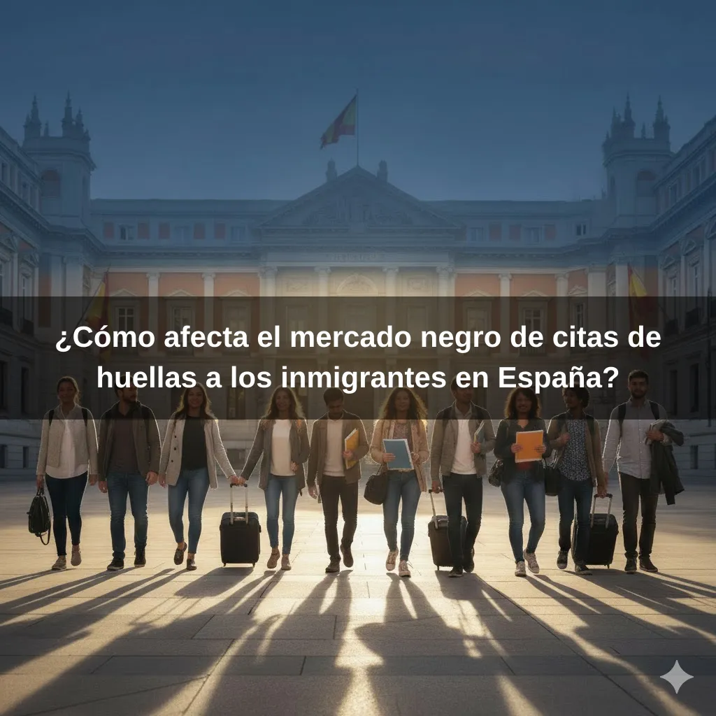 ¿Cómo afecta el mercado negro de citas de huellas a los inmigrantes en España?