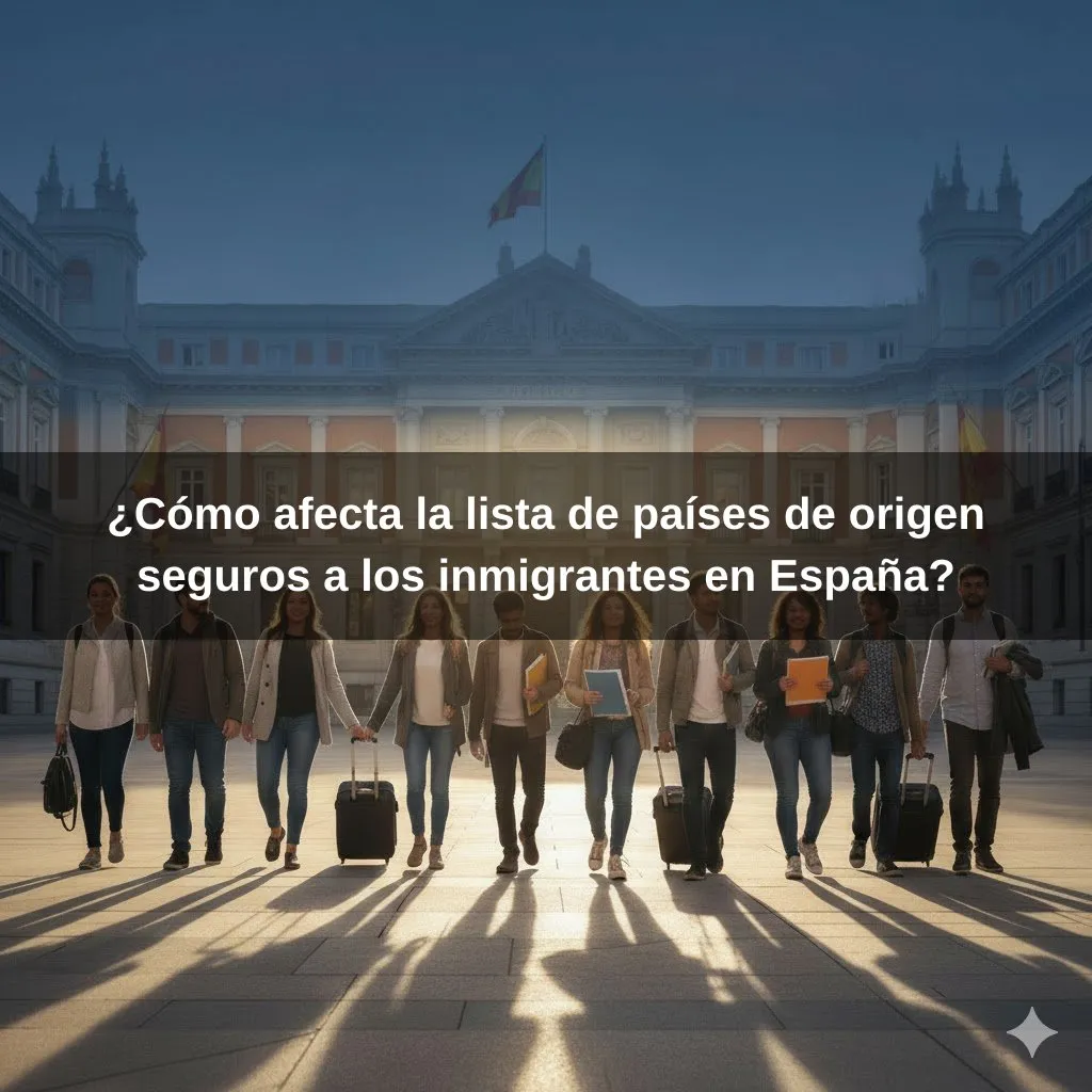¿Cómo afecta la lista de países de origen seguros a los inmigrantes en España?