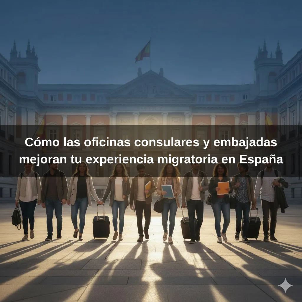 Cómo las oficinas consulares y embajadas mejoran tu experiencia migratoria en España