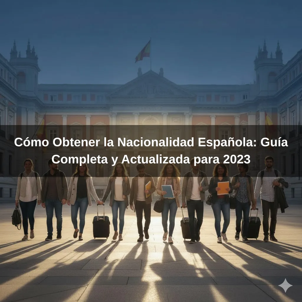 Cómo Obtener la Nacionalidad Española: Guía Completa y Actualizada para 2023