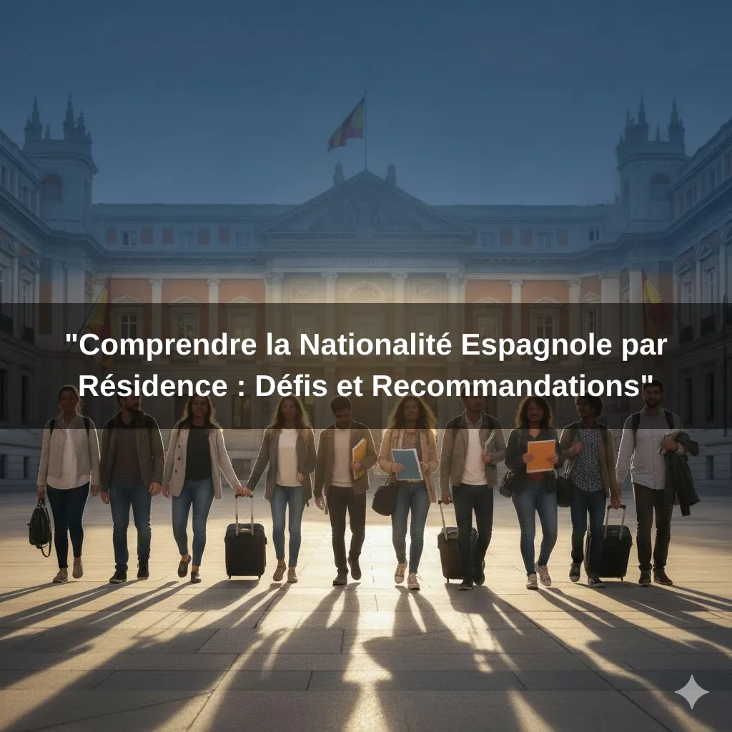 "Comprendre la Nationalité Espagnole par Résidence : Défis et Recommandations"