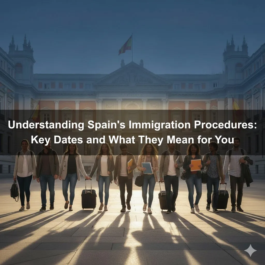 Understanding Spain's Immigration Procedures: Key Dates and What They Mean for You