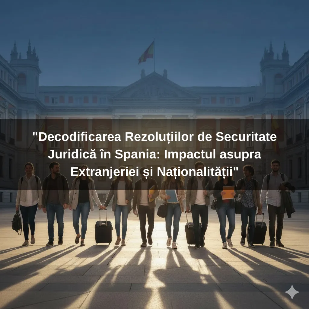 "Decodificarea Rezoluțiilor de Securitate Juridică în Spania: Impactul asupra Extranjeriei și Naționalității"