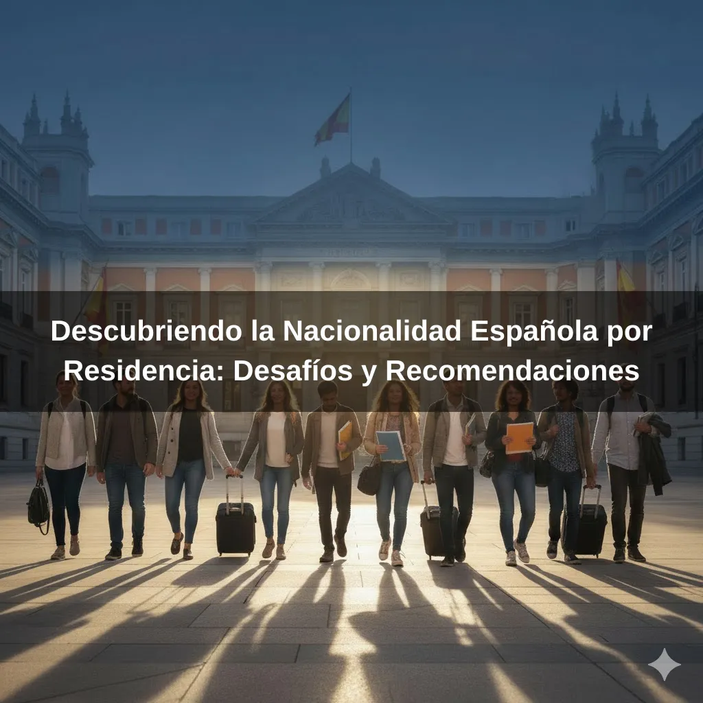 Descubriendo la Nacionalidad Española por Residencia: Desafíos y Recomendaciones