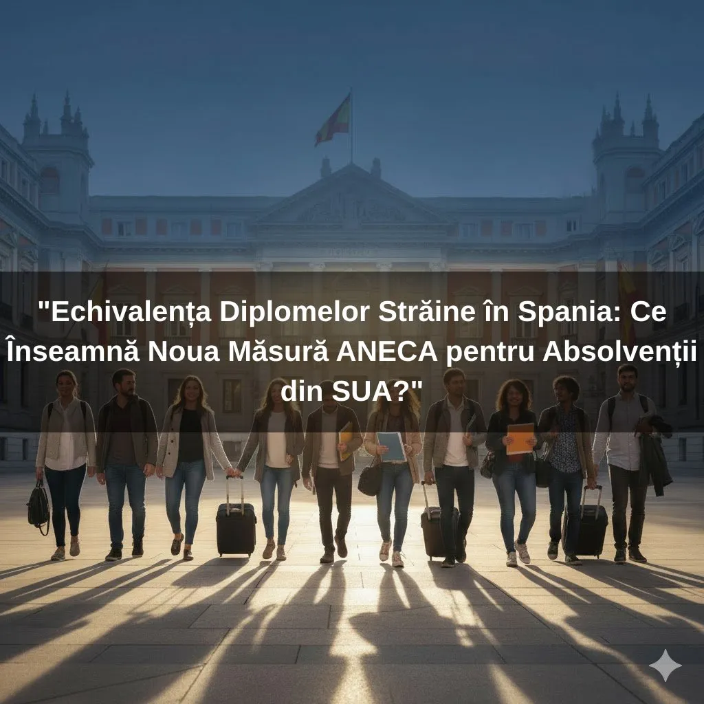 "Echivalența Diplomelor Străine în Spania: Ce Înseamnă Noua Măsură ANECA pentru Absolvenții din SUA?"