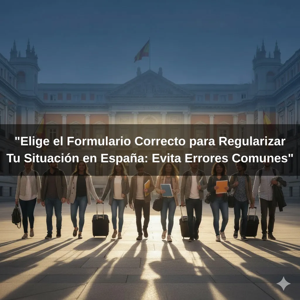 "Elige el Formulario Correcto para Regularizar Tu Situación en España: Evita Errores Comunes"