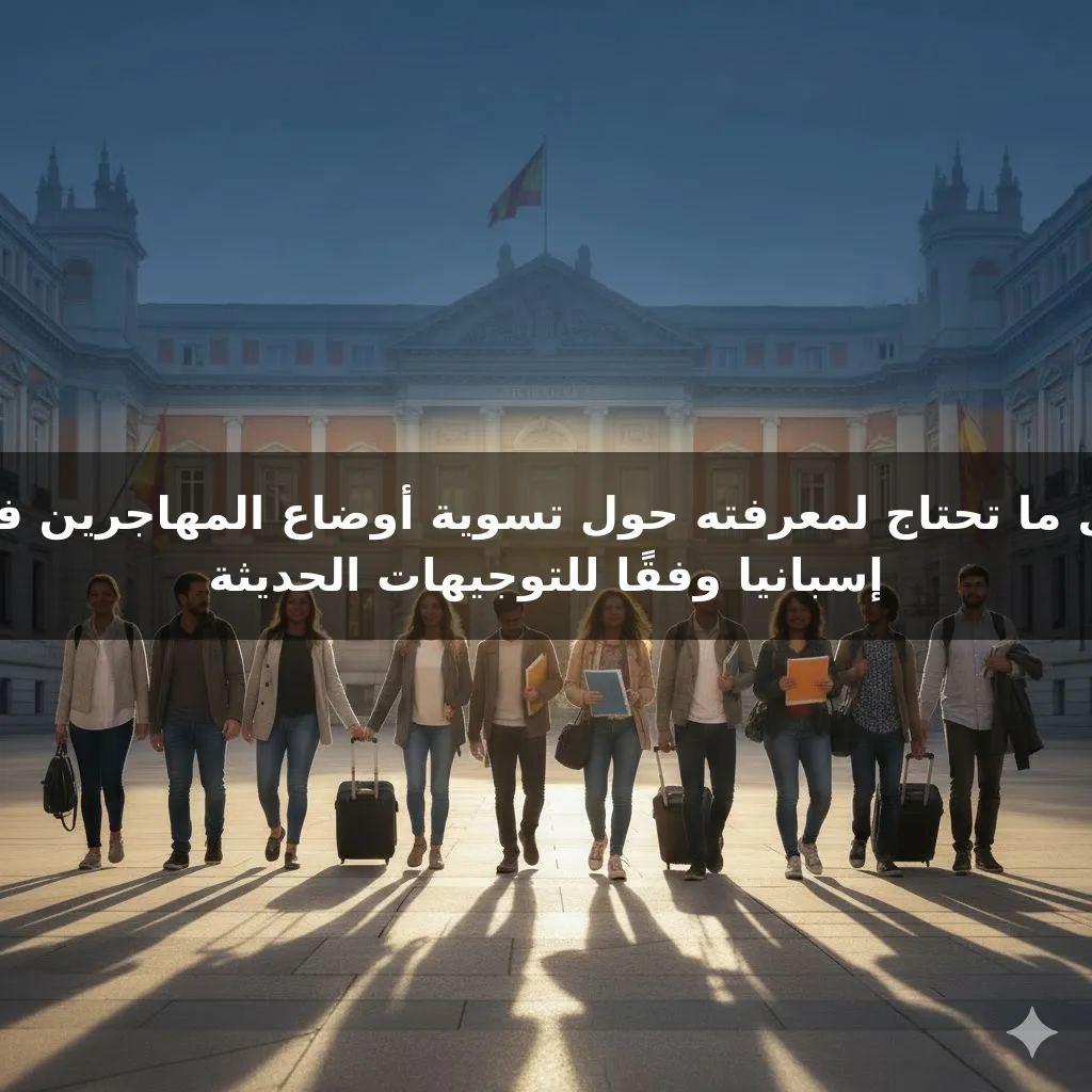 كل ما تحتاج لمعرفته حول تسوية أوضاع المهاجرين في إسبانيا وفقًا للتوجيهات الحديثة