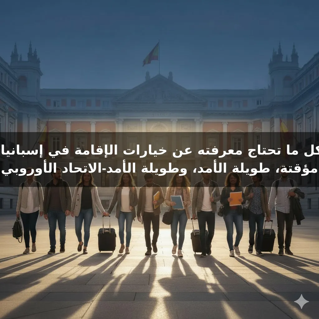 كل ما تحتاج معرفته عن خيارات الإقامة في إسبانيا: مؤقتة، طويلة الأمد، وطويلة الأمد-الاتحاد الأوروبي