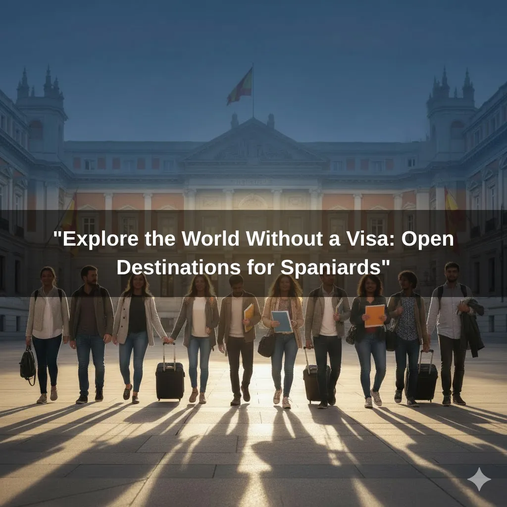 "Explore the World Without a Visa: Open Destinations for Spaniards"