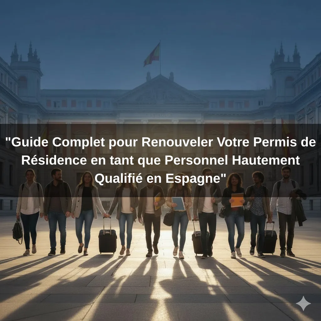"Guide Complet pour Renouveler Votre Permis de Résidence en tant que Personnel Hautement Qualifié en Espagne"