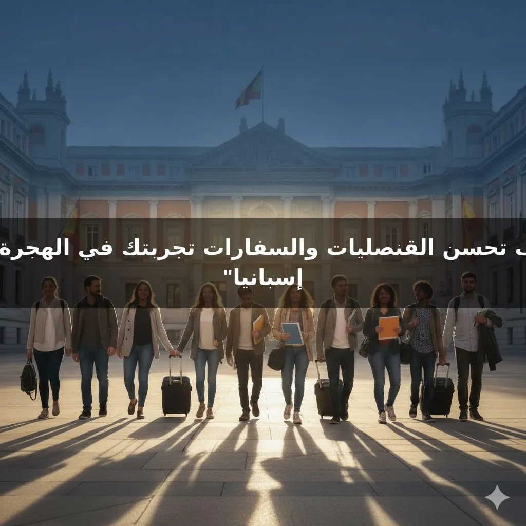 "كيف تحسن القنصليات والسفارات تجربتك في الهجرة إلى إسبانيا"