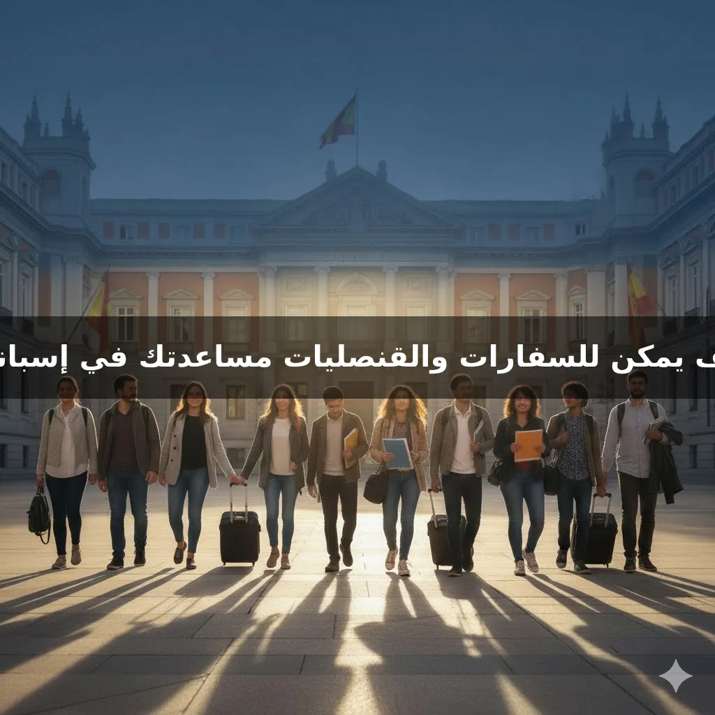 "كيف يمكن للسفارات والقنصليات مساعدتك في إسبانيا؟"