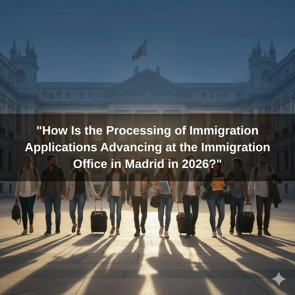"How Is the Processing of Immigration Applications Advancing at the Immigration Office in Madrid in 2026?"