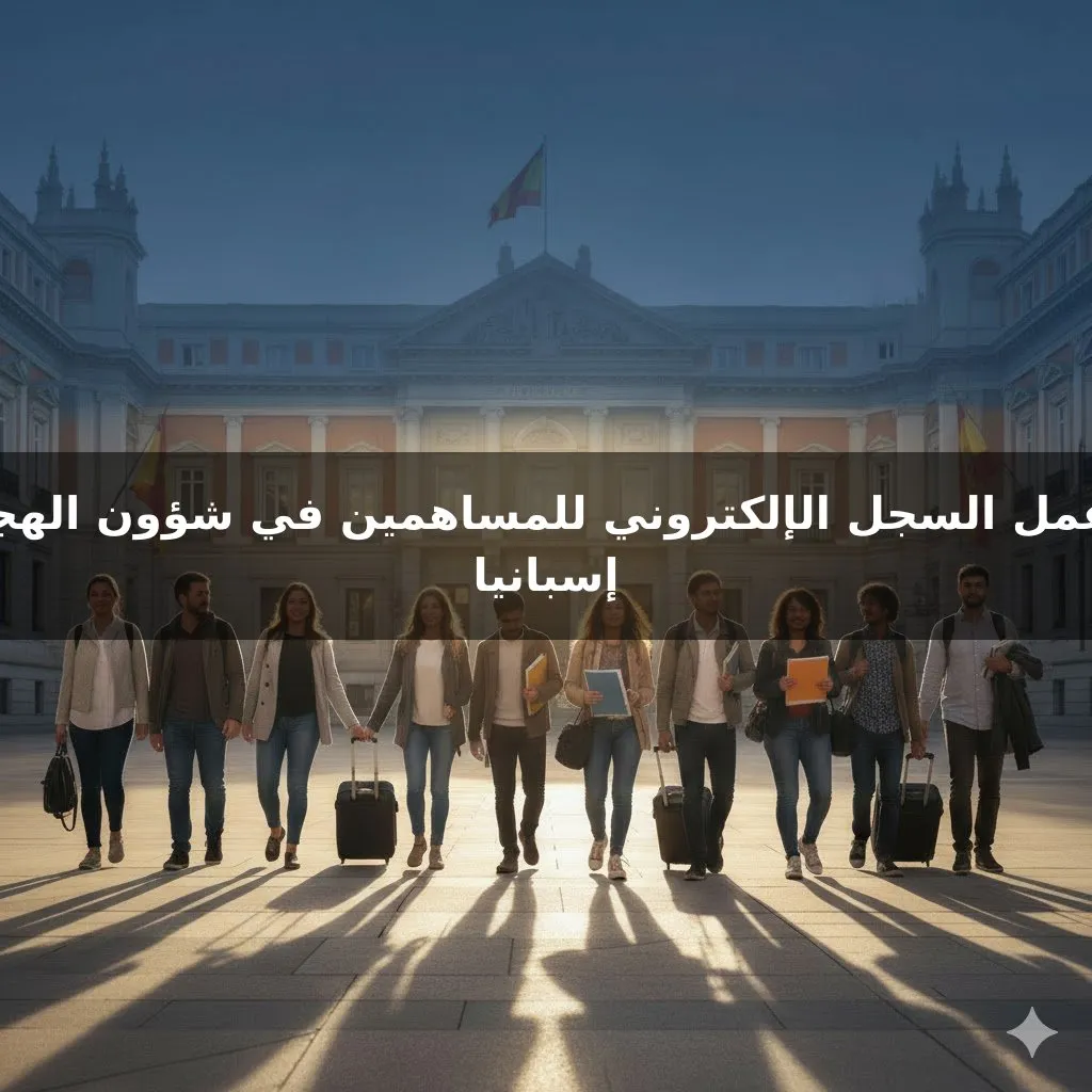 كيفية عمل السجل الإلكتروني للمساهمين في شؤون الهجرة في إسبانيا