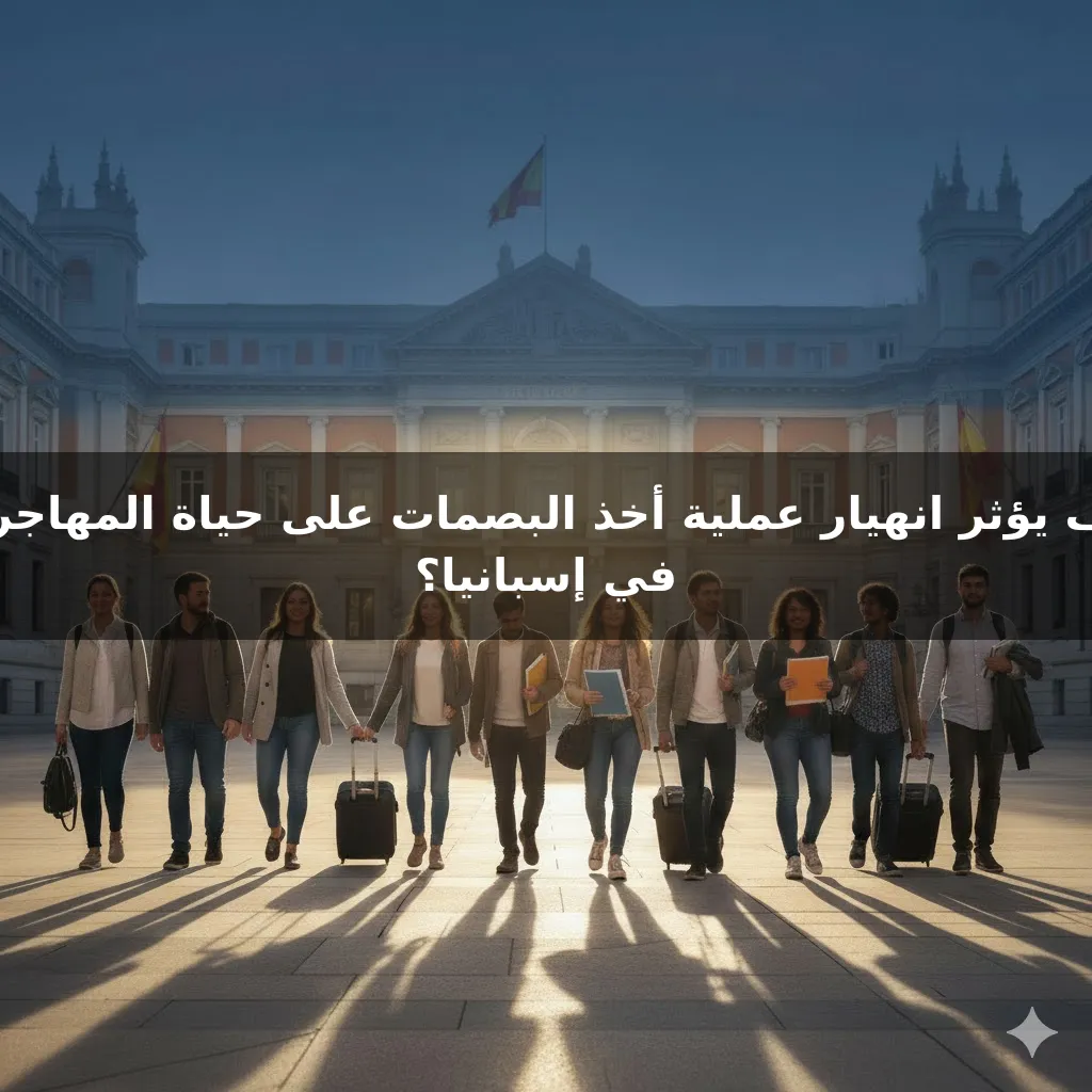 كيف يؤثر انهيار عملية أخذ البصمات على حياة المهاجرين في إسبانيا؟