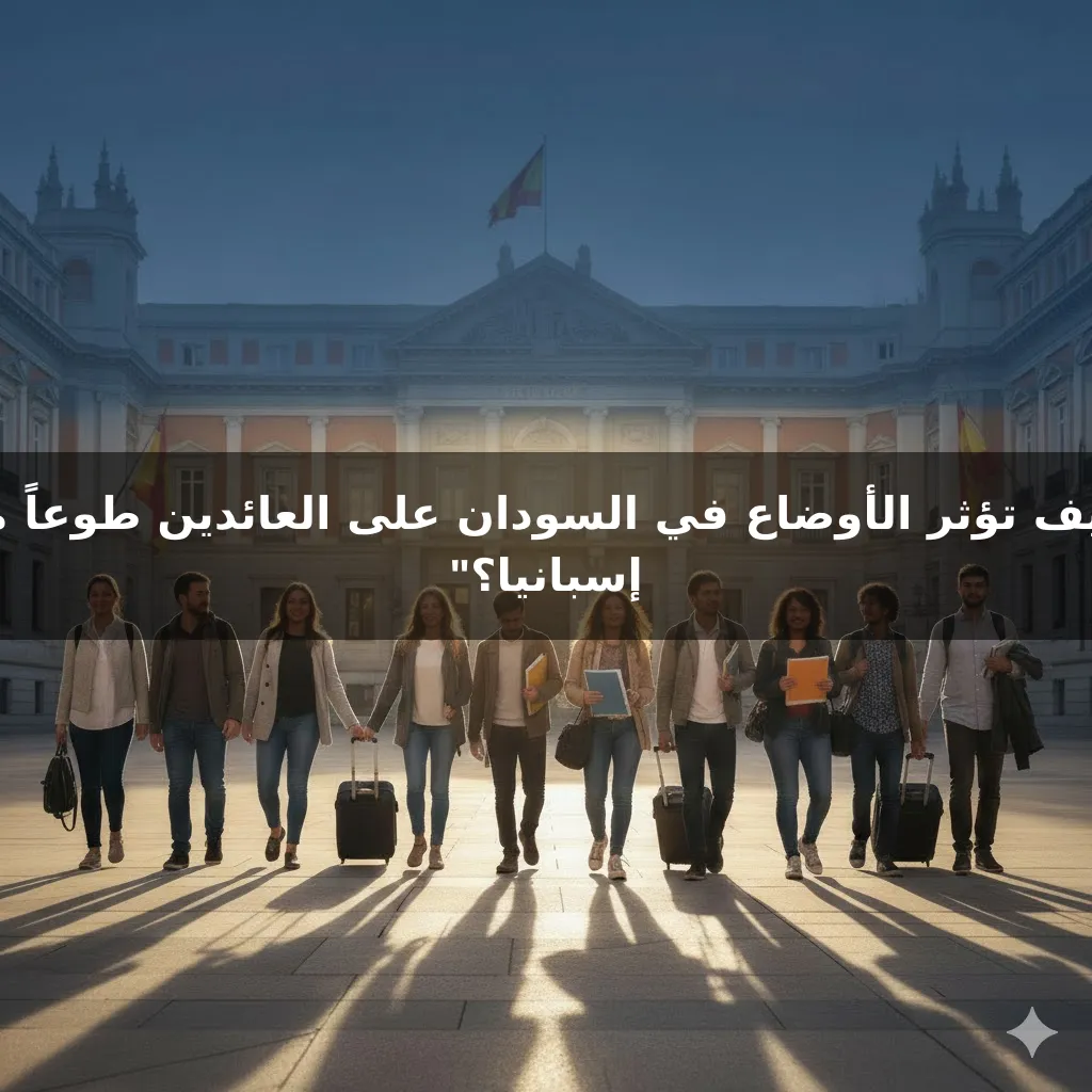 "كيف تؤثر الأوضاع في السودان على العائدين طوعاً من إسبانيا؟"