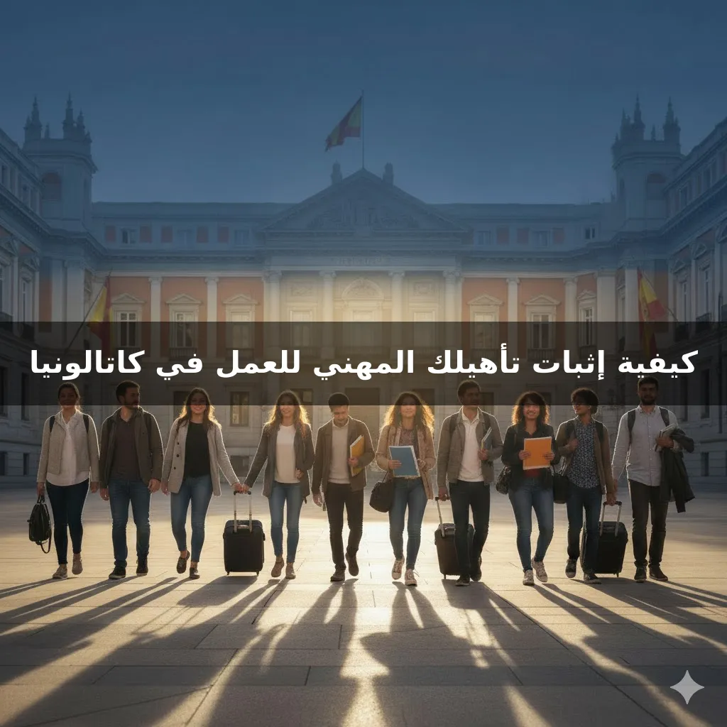 كيفية إثبات تأهيلك المهني للعمل في كاتالونيا