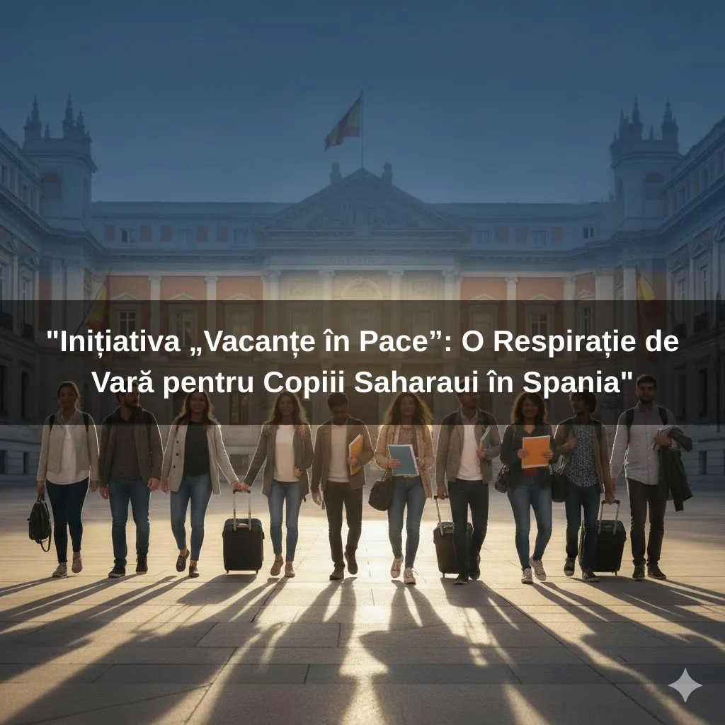 "Inițiativa „Vacanțe în Pace”: O Respirație de Vară pentru Copiii Saharaui în Spania"