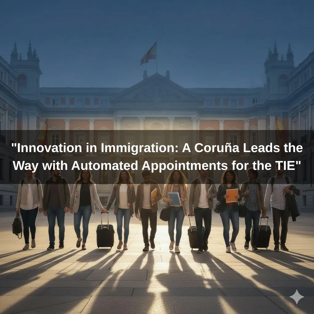 "Innovation in Immigration: A Coruña Leads the Way with Automated Appointments for the TIE"