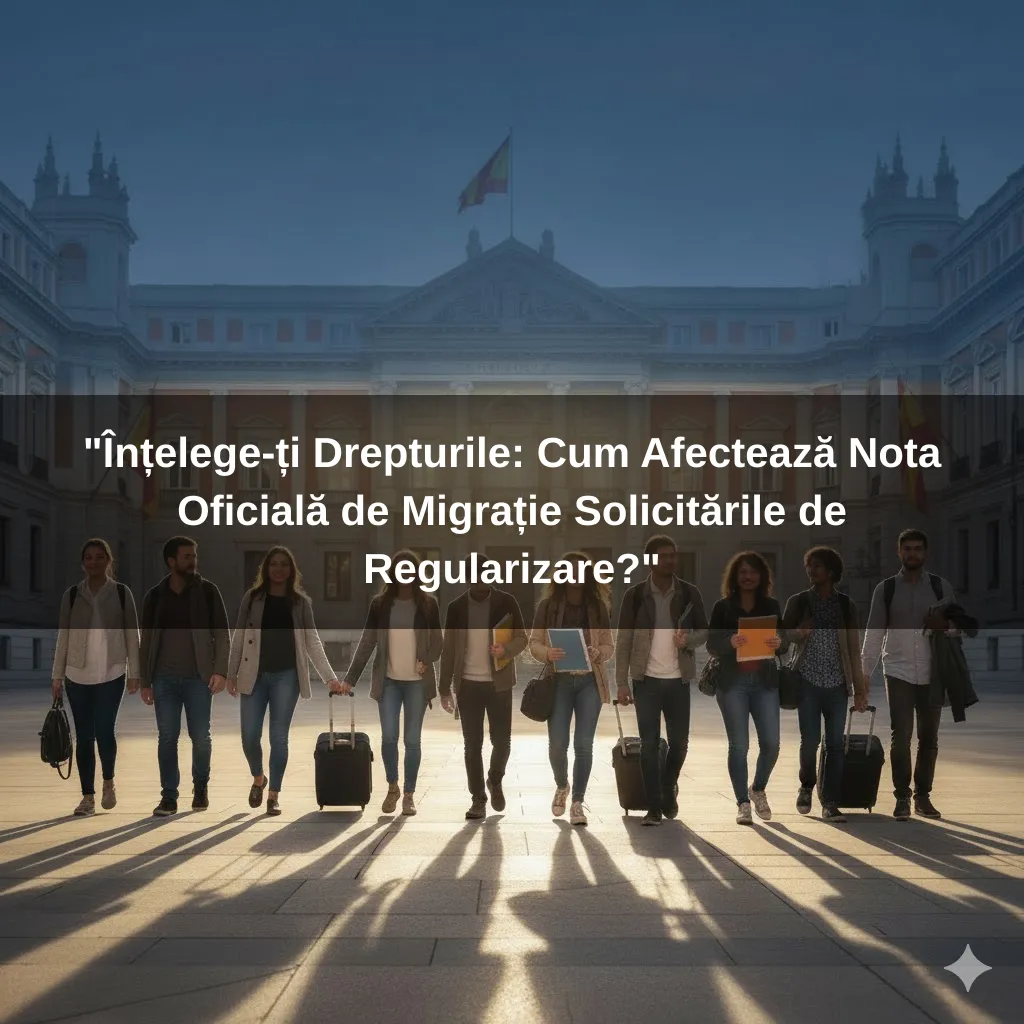 "Înțelege-ți Drepturile: Cum Afectează Nota Oficială de Migrație Solicitările de Regularizare?"
