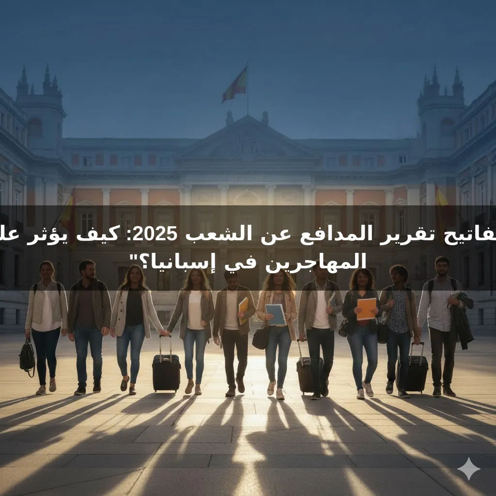"مفاتيح تقرير المدافع عن الشعب 2025: كيف يؤثر على المهاجرين في إسبانيا؟"
