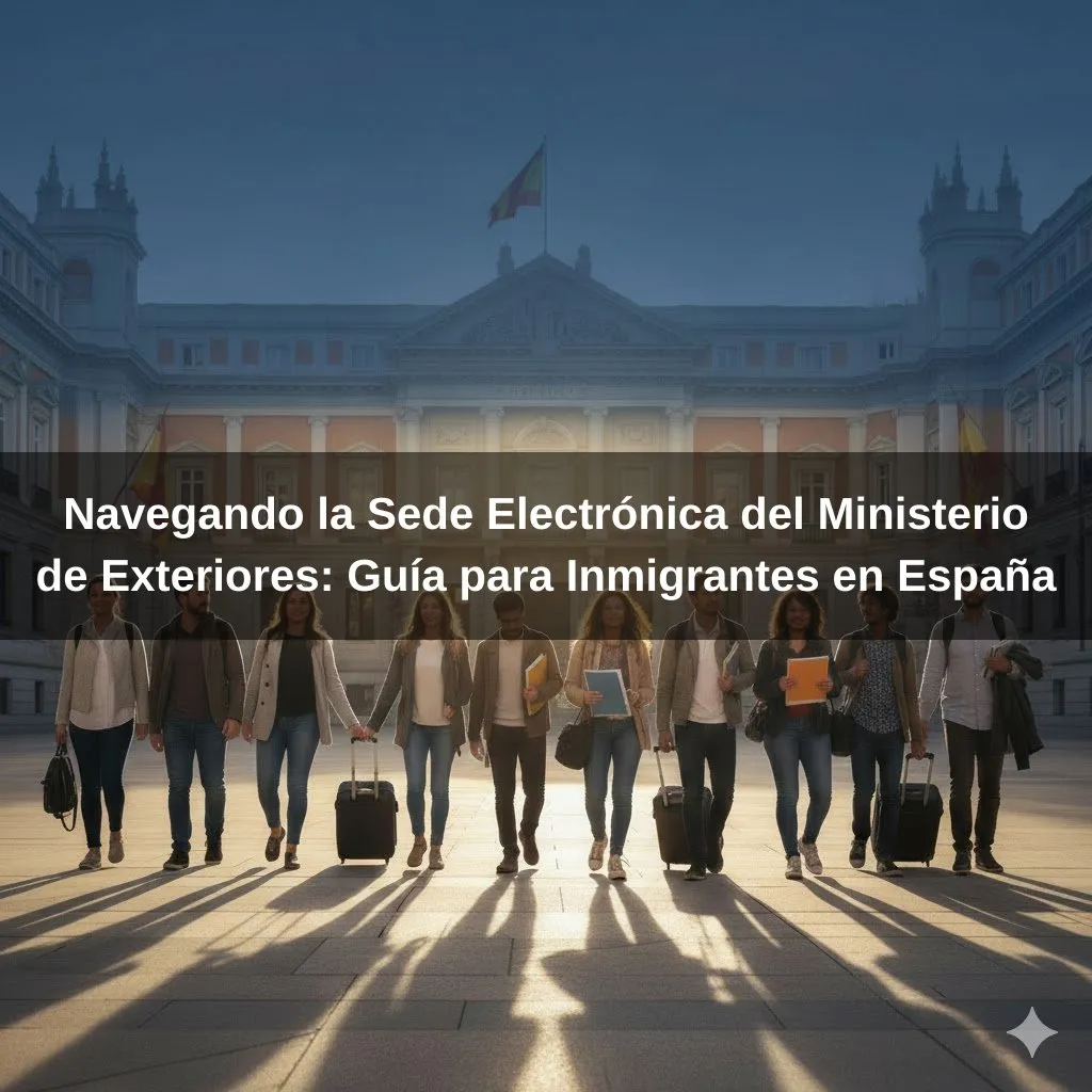 Navegando la Sede Electrónica del Ministerio de Exteriores: Guía para Inmigrantes en España