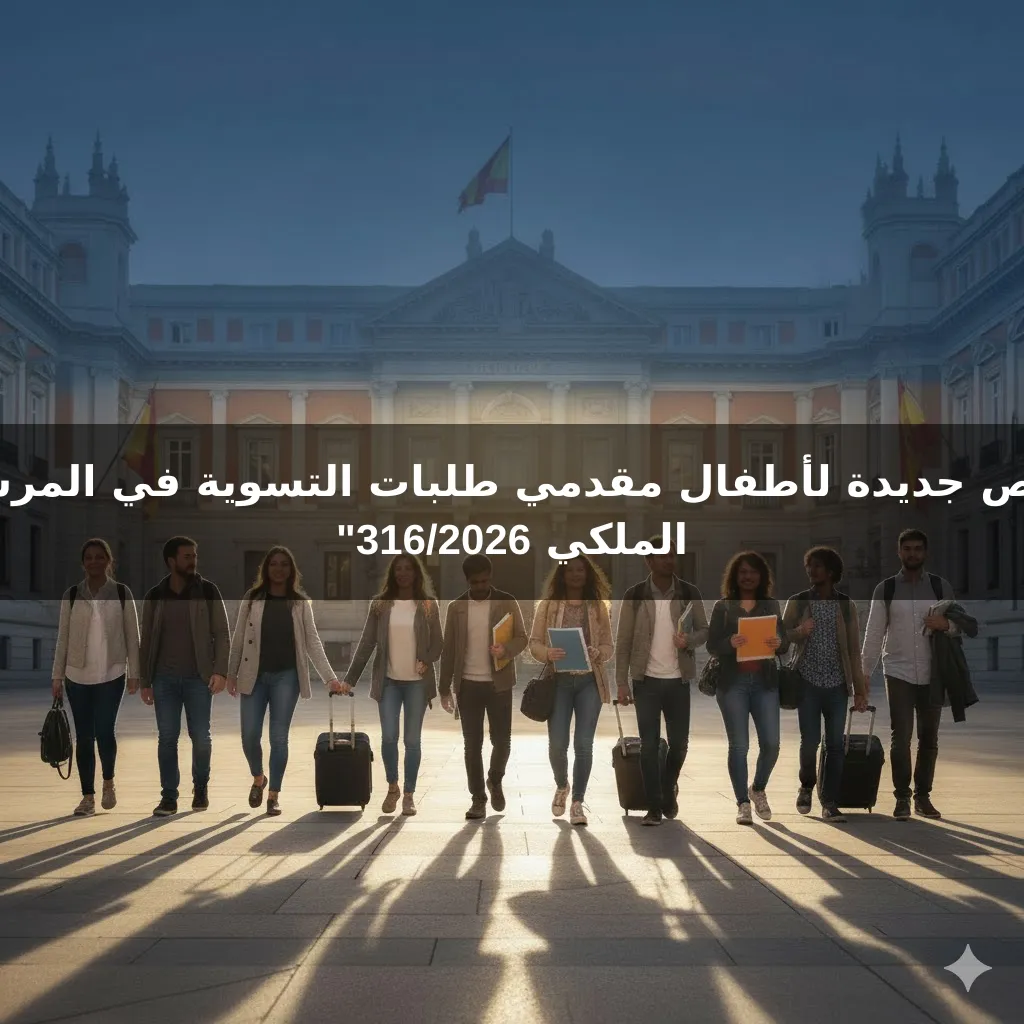 "فرص جديدة لأطفال مقدمي طلبات التسوية في المرسوم الملكي 316/2026"