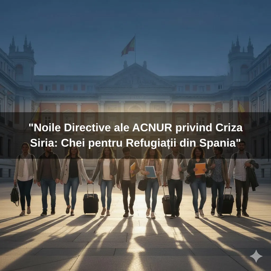 "Noile Directive ale ACNUR privind Criza Siria: Chei pentru Refugiații din Spania"