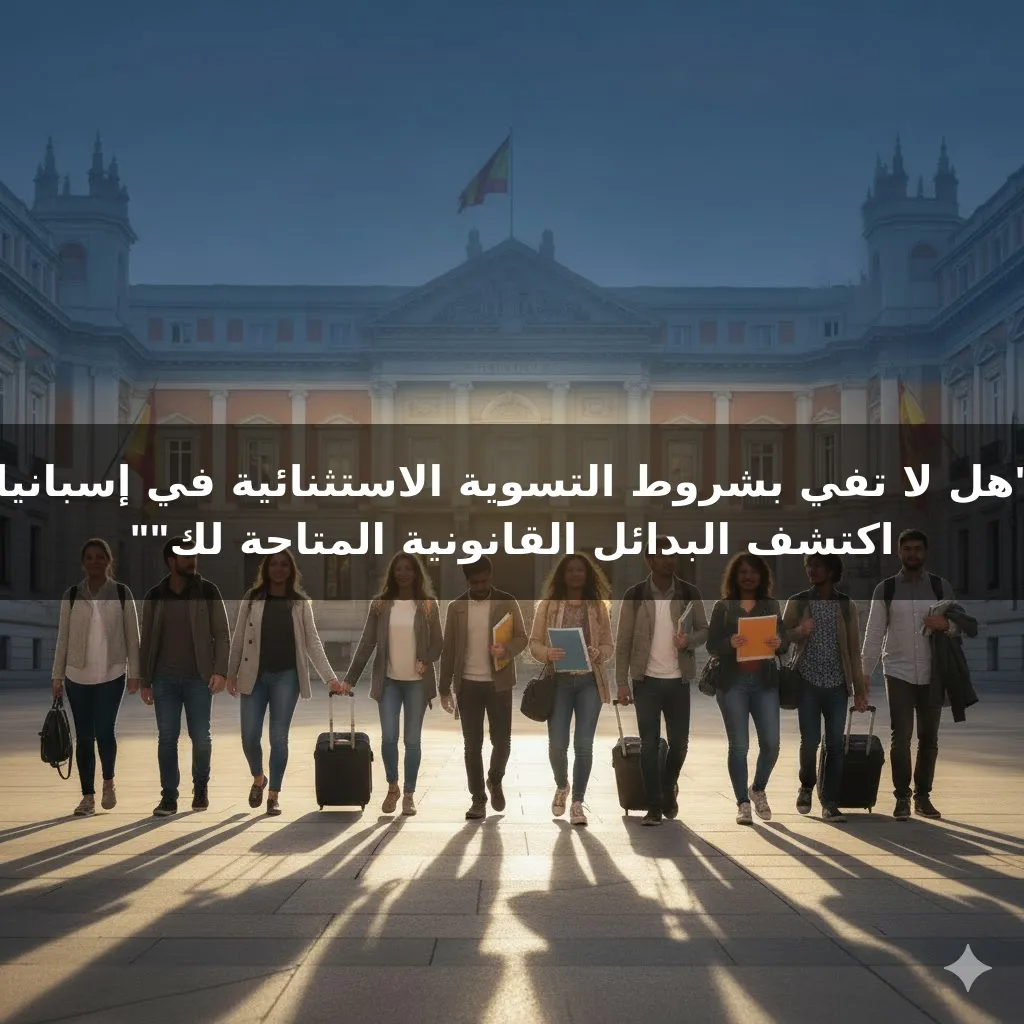 ""هل لا تفي بشروط التسوية الاستثنائية في إسبانيا؟ اكتشف البدائل القانونية المتاحة لك""