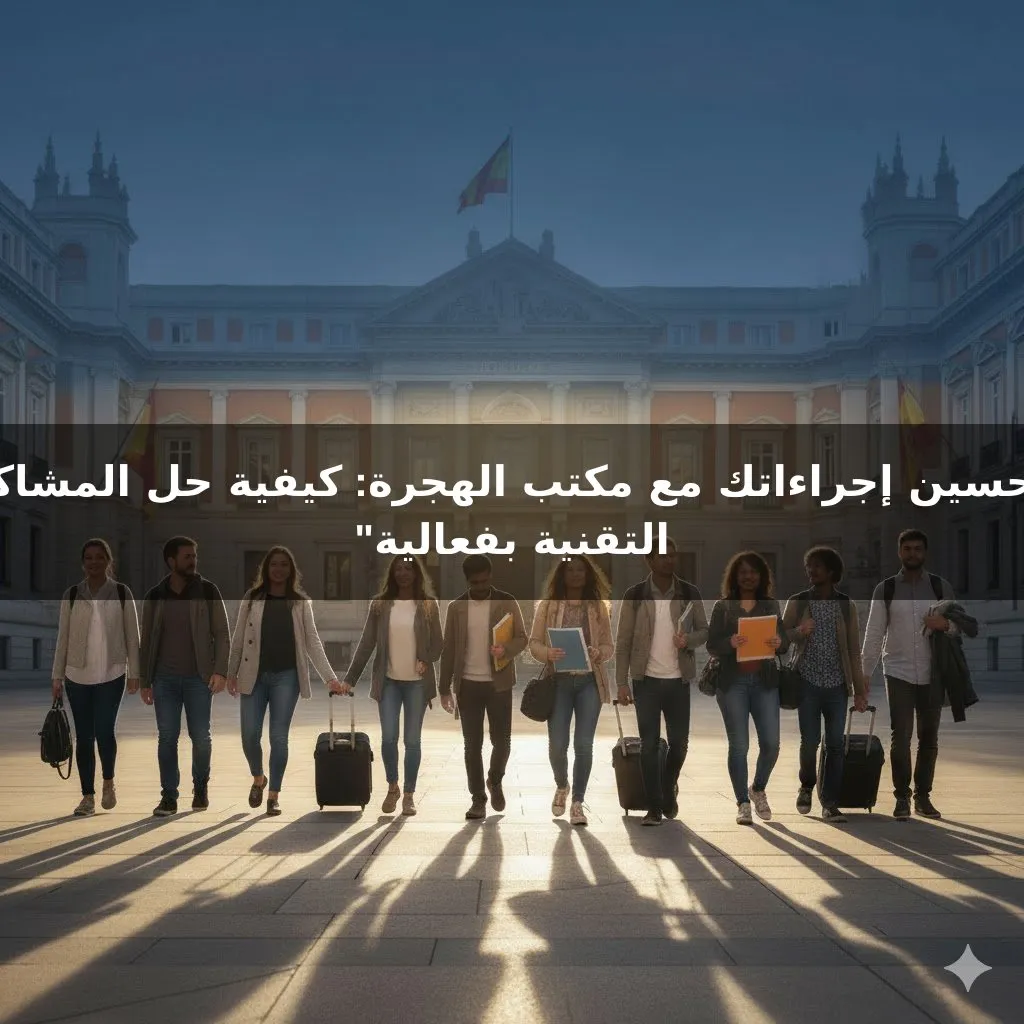 "تحسين إجراءاتك مع مكتب الهجرة: كيفية حل المشاكل التقنية بفعالية"