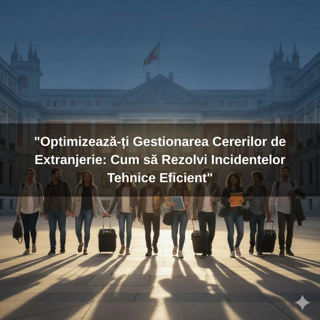 "Optimizează-ți Gestionarea Cererilor de Extranjerie: Cum să Rezolvi Incidentelor Tehnice Eficient"
