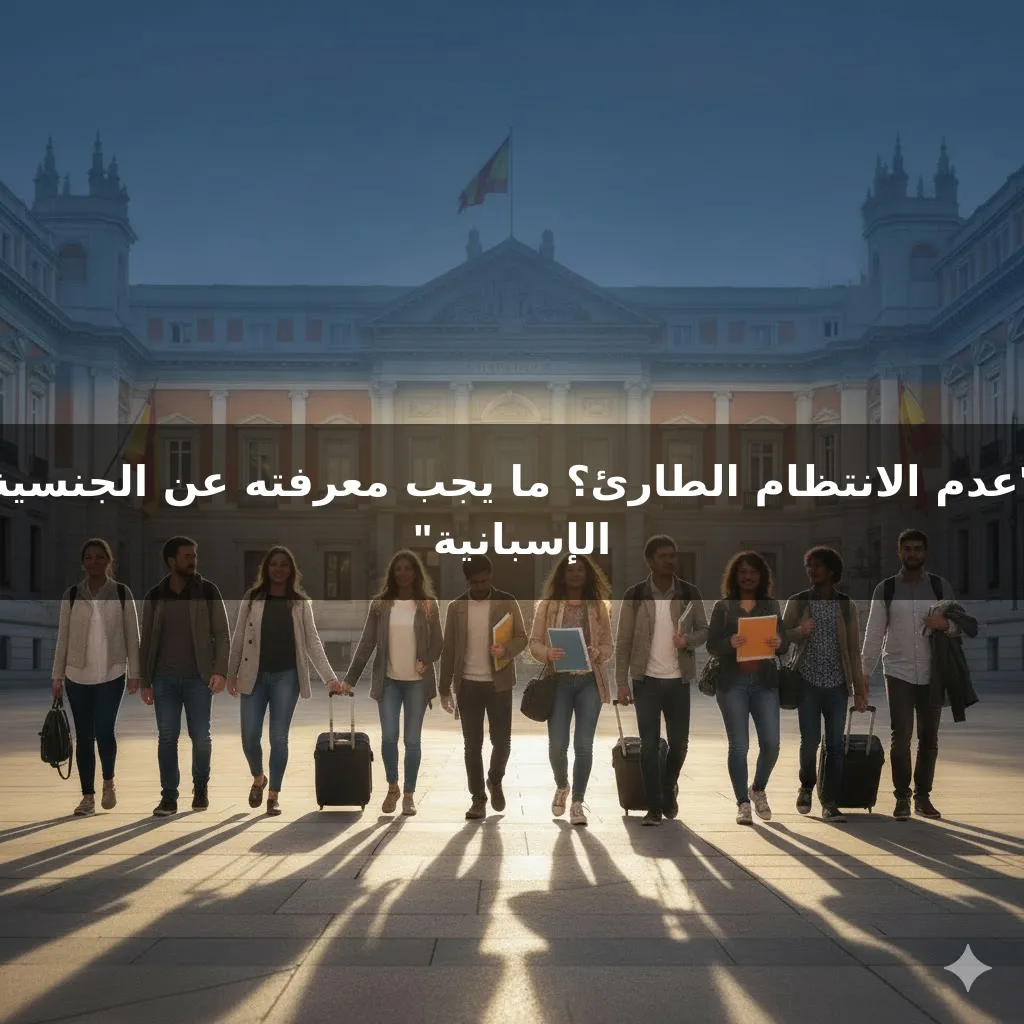 "عدم الانتظام الطارئ؟ ما يجب معرفته عن الجنسية الإسبانية"