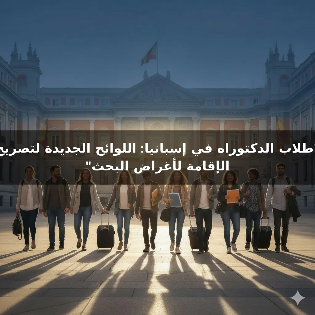 "طلاب الدكتوراه في إسبانيا: اللوائح الجديدة لتصريح الإقامة لأغراض البحث"