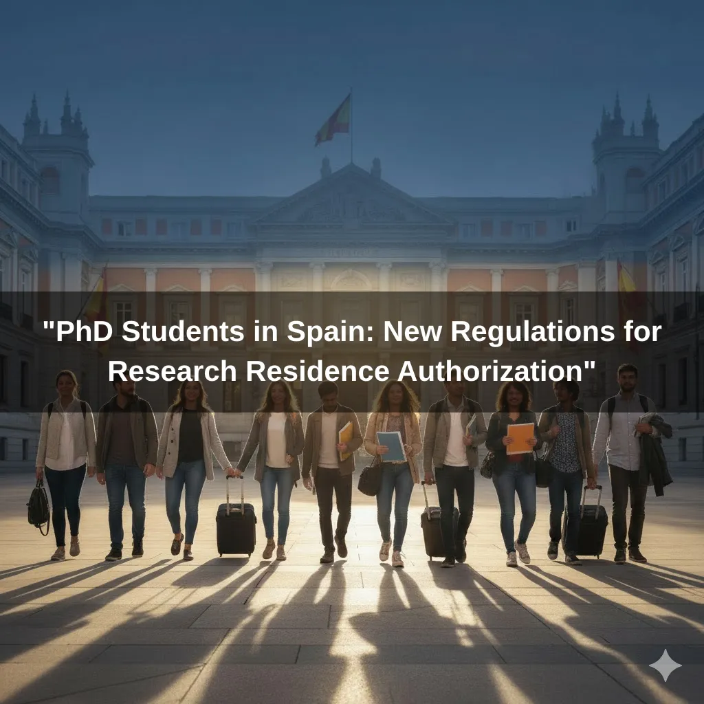 "PhD Students in Spain: New Regulations for Research Residence Authorization"