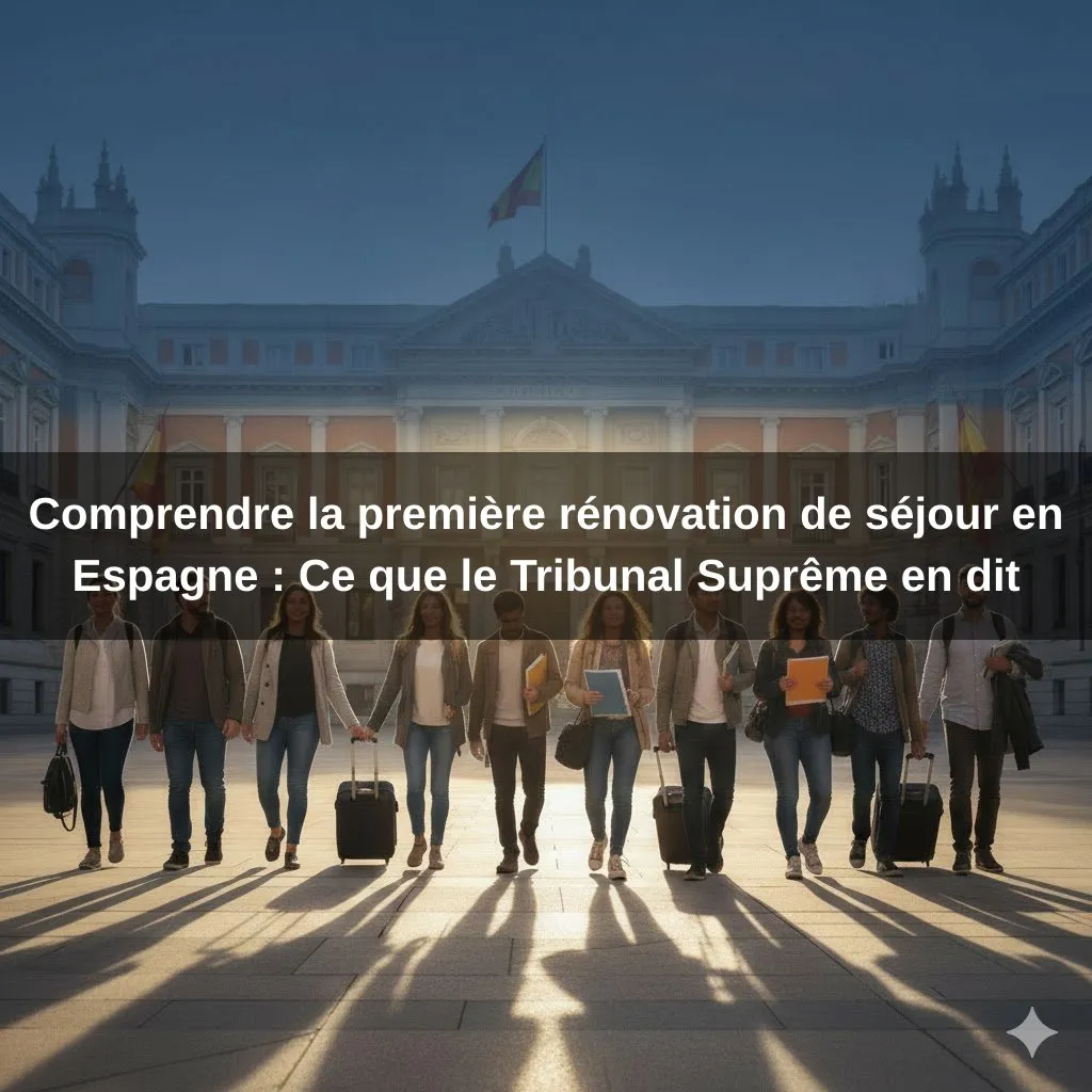 Comprendre la première rénovation de séjour en Espagne : Ce que le Tribunal Suprême en dit