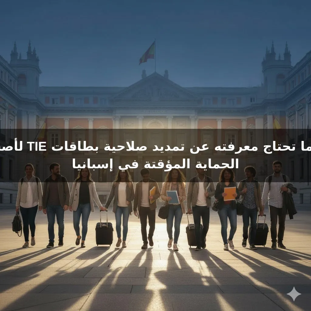كل ما تحتاج معرفته عن تمديد صلاحية بطاقات TIE لأصحاب الحماية المؤقتة في إسبانيا