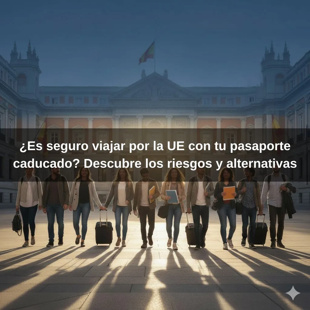 ¿Es seguro viajar por la UE con tu pasaporte caducado? Descubre los riesgos y alternativas