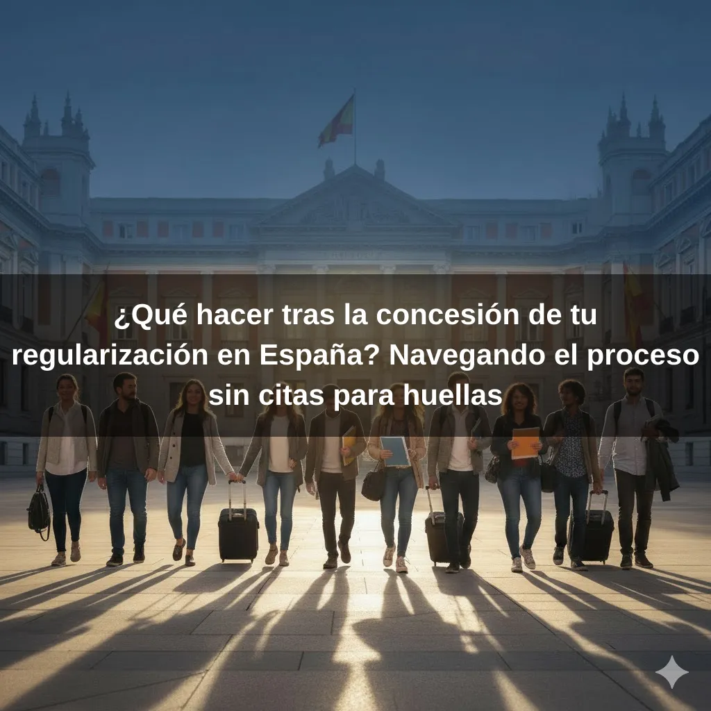 ¿Qué hacer tras la concesión de tu regularización en España? Navegando el proceso sin citas para huellas