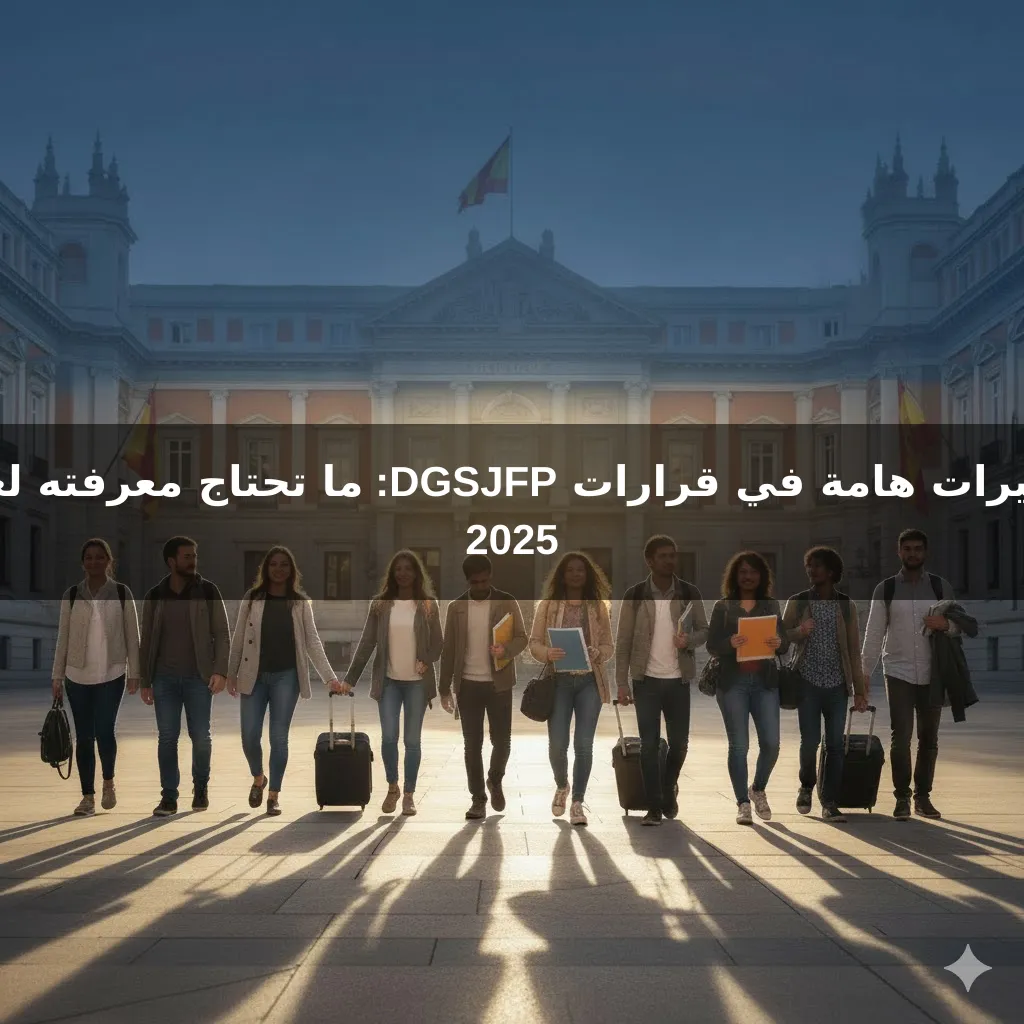 تغييرات هامة في قرارات DGSJFP: ما تحتاج معرفته لعام 2025