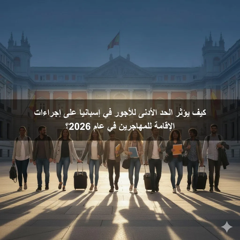 كيف يؤثر الحد الأدنى للأجور في إسبانيا على إجراءات الإقامة للمهاجرين في عام 2026؟