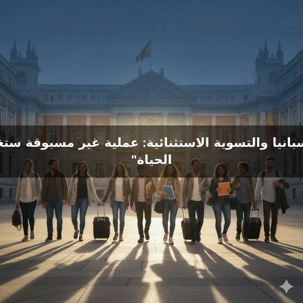 "إسبانيا والتسوية الاستثنائية: عملية غير مسبوقة ستغير الحياة"
