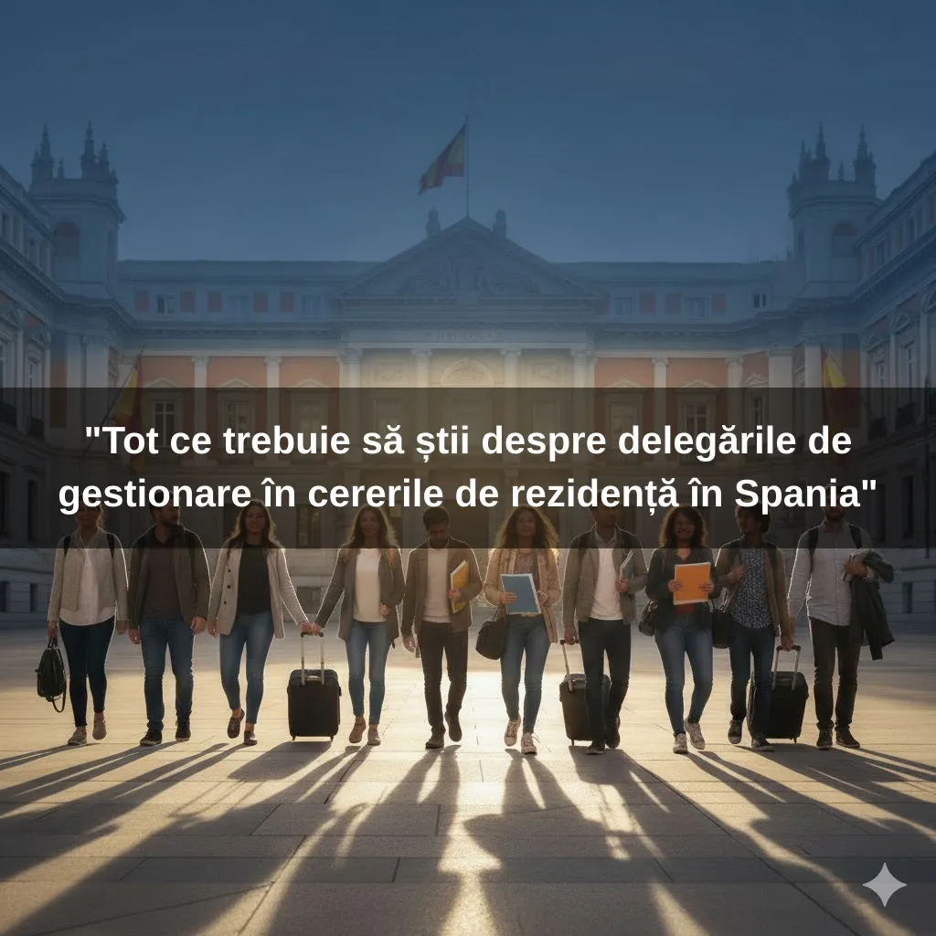 "Tot ce trebuie să știi despre delegările de gestionare în cererile de rezidență în Spania"