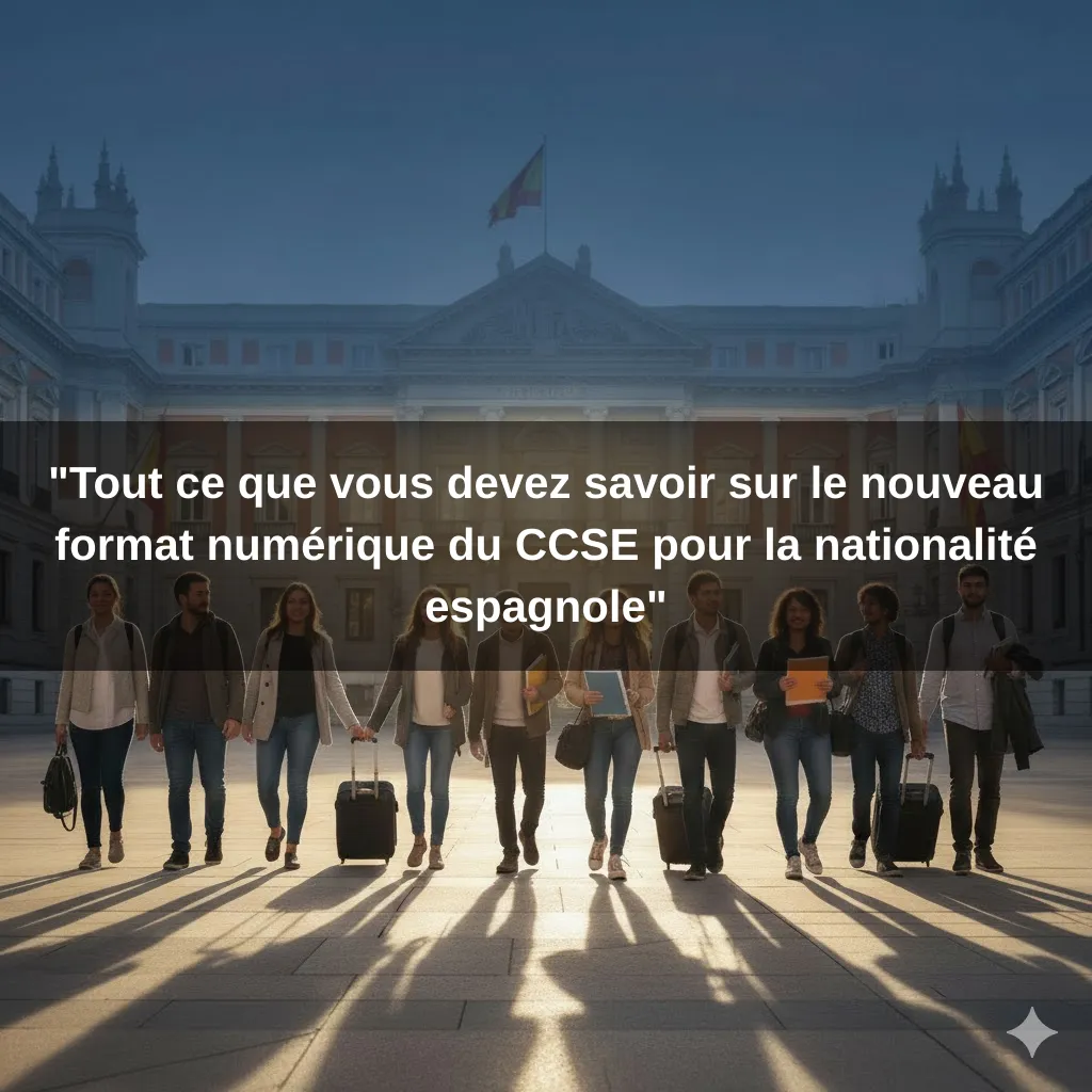 "Tout ce que vous devez savoir sur le nouveau format numérique du CCSE pour la nationalité espagnole"
