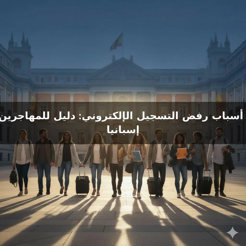 فهم أسباب رفض التسجيل الإلكتروني: دليل للمهاجرين في إسبانيا